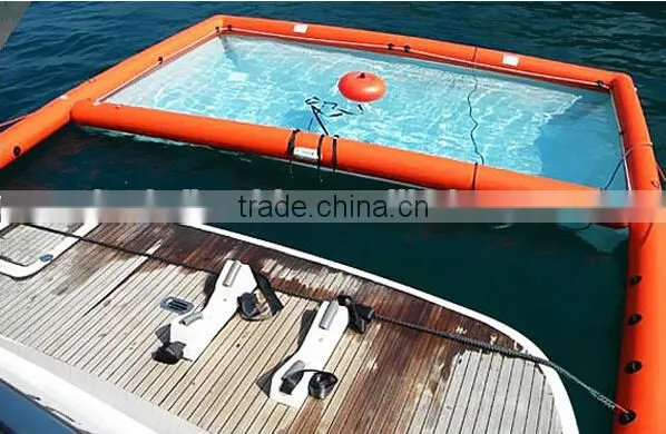 round Commercial grade on water games inflatable trampoline