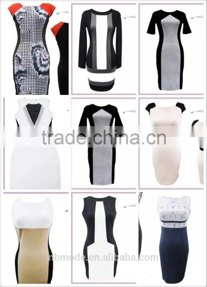 New fashioned ladies PU mesh dress