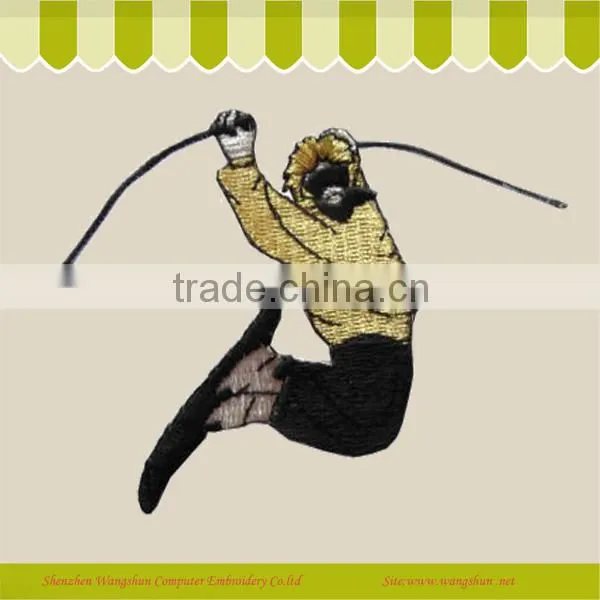 Customed Number Embroidery Badge Sew-On Clothes