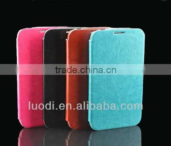 wholesale Leather flip case for samsung galaxy note 2 N7100