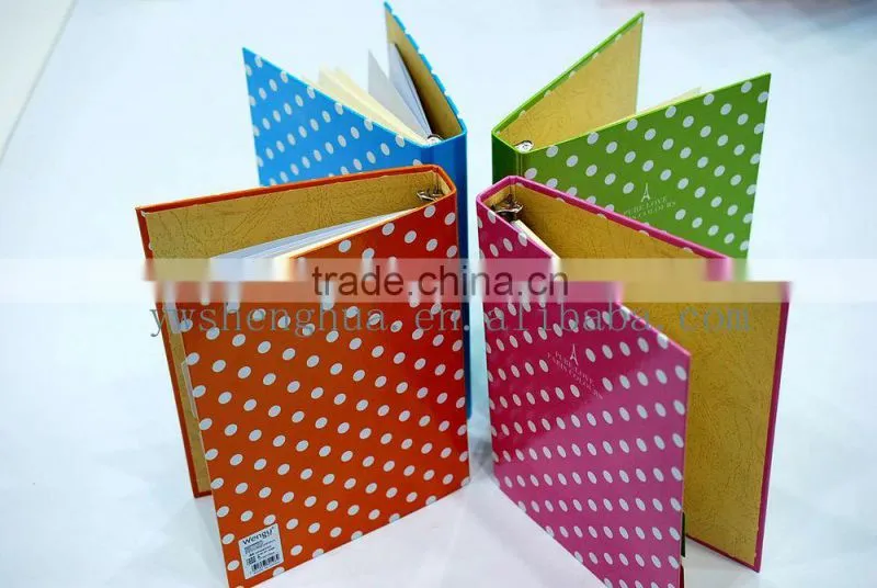 China alibaba Yiwu plastic B5 size pp cover Loose-leaf notebook