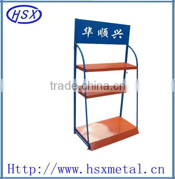supermarket beer wine bottle drink metal display stand HSX-S321