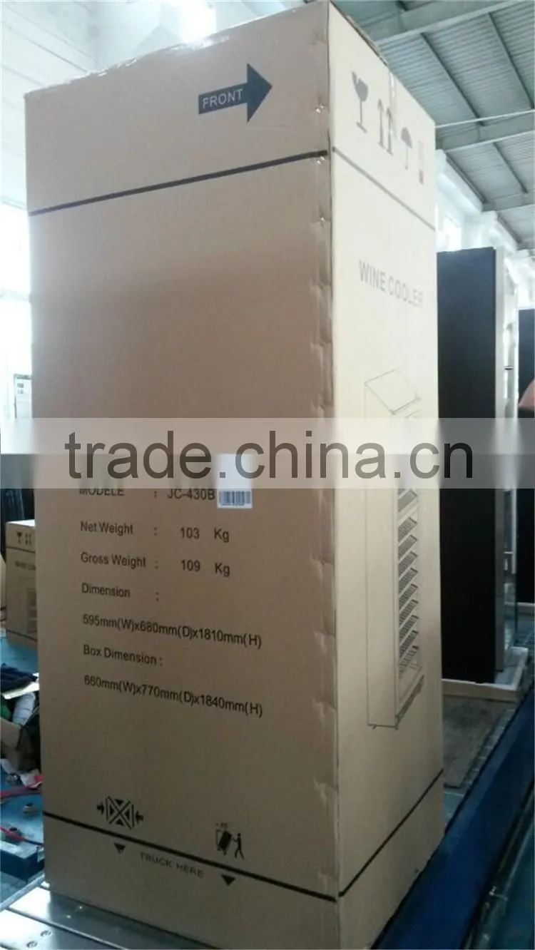 Compressor Big Upright Restaurant Kitchen Fridge Glass Commercial Stainless Steel Refrigerator For Wine Beer Drinks