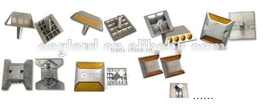 43 beads aluminium road studs