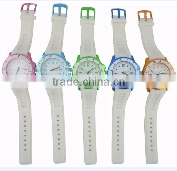 Fantastic silicone men's watches fashion quartz japan movement watch