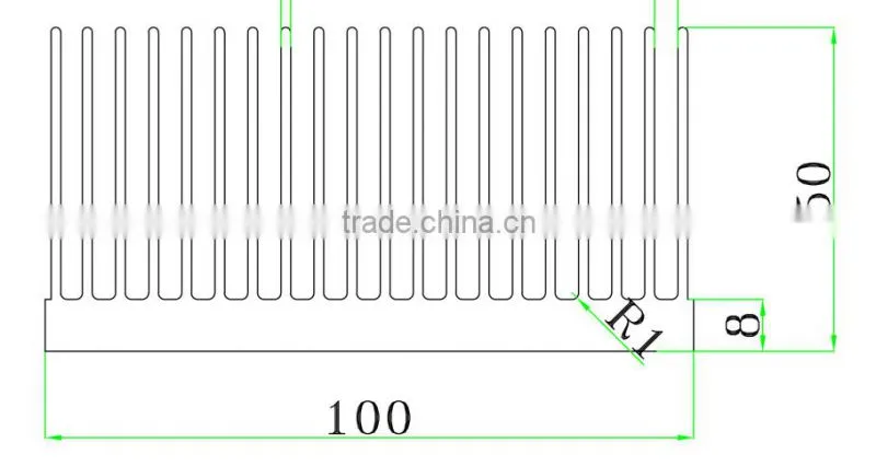 Extruded Aluminum heatsink