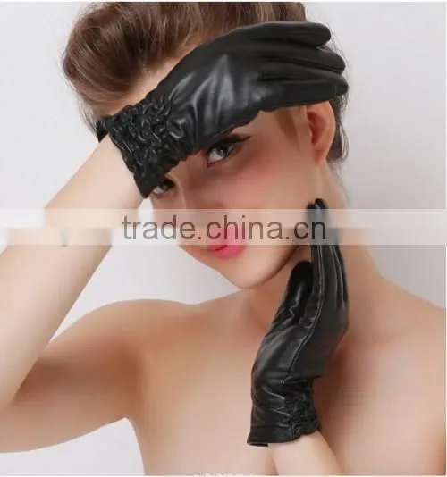 2016 Wholesale Germany Gloves Black Genuine Germany Gloves