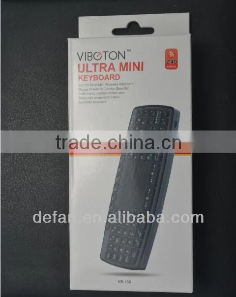 Factory Wholesale Spanish and English Letters USB Silicon/Rubber Wireless Keyboard