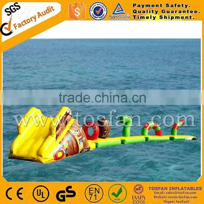 Inflatable water obstacle courses inflatable floating bridge A9022B