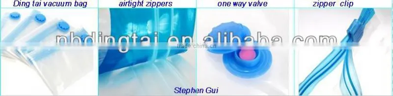 vacuum bags with valve, plastic storage bag with zip