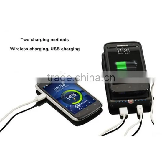 QI wireless portable phone charger, universal for iphone samsung android charger 8000mah