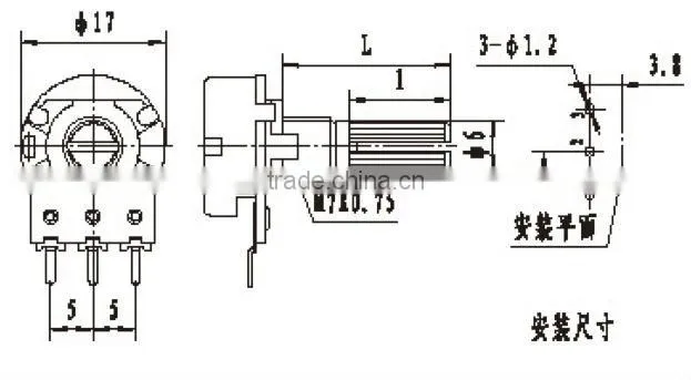 volume potentiometer