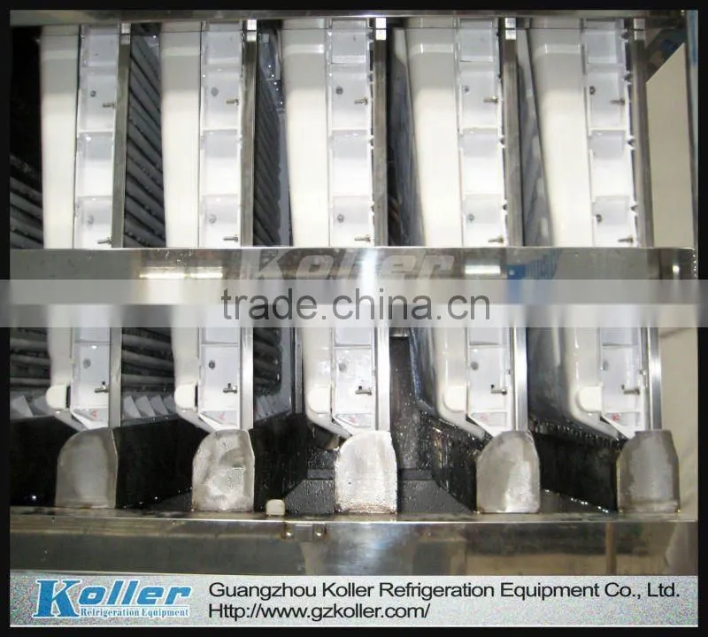5000kg/day Commercial Cube Ice Maker with PLC Program Control