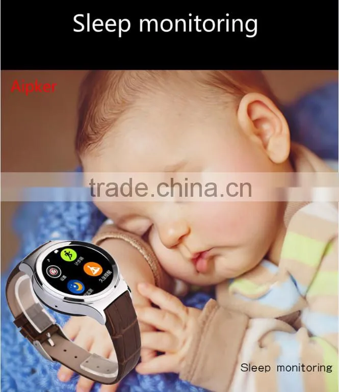 Newest smart watch fasionable round smart watch phone,smart watch mtk6260