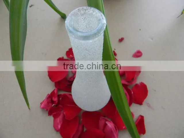 hot sales bulk fancy glass bottle for diffuser with beads for home decoration