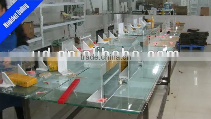 acrylic floor permanent display stand
