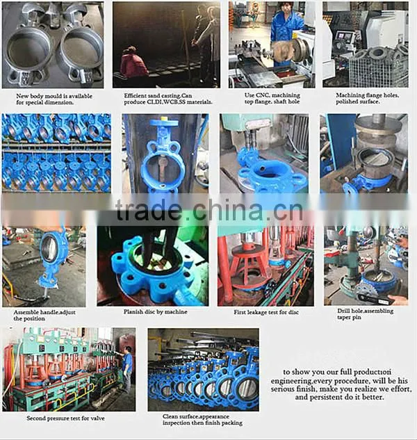 various butterfly valve Type A Manual-Operated Wafer Butterfly Valve