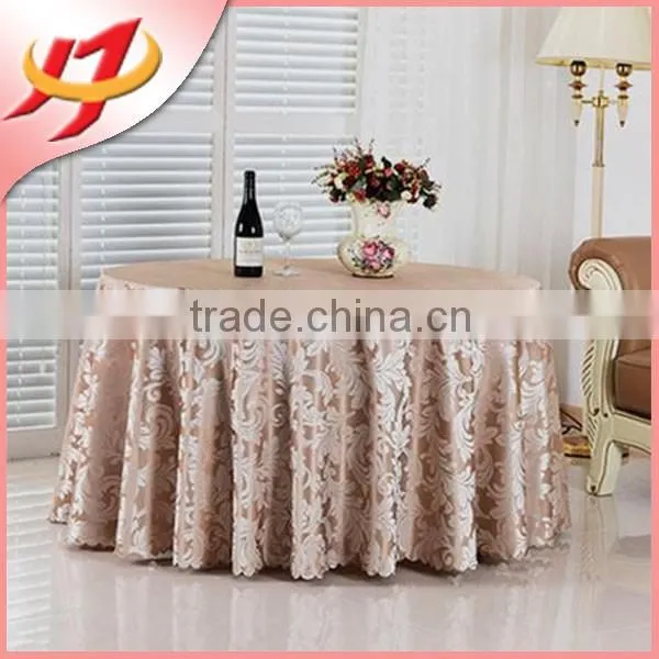 Customized home jacquard table cloths for hotel/restaurant/home use