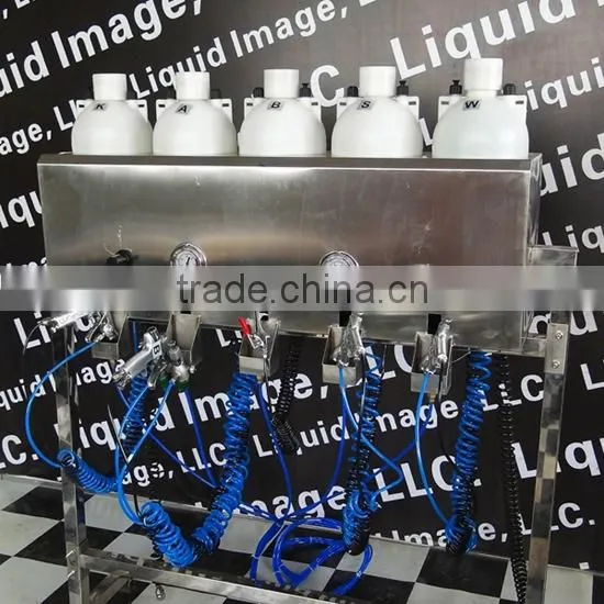 small new starter silver spray on chrome plating machine for Alloy Wheel