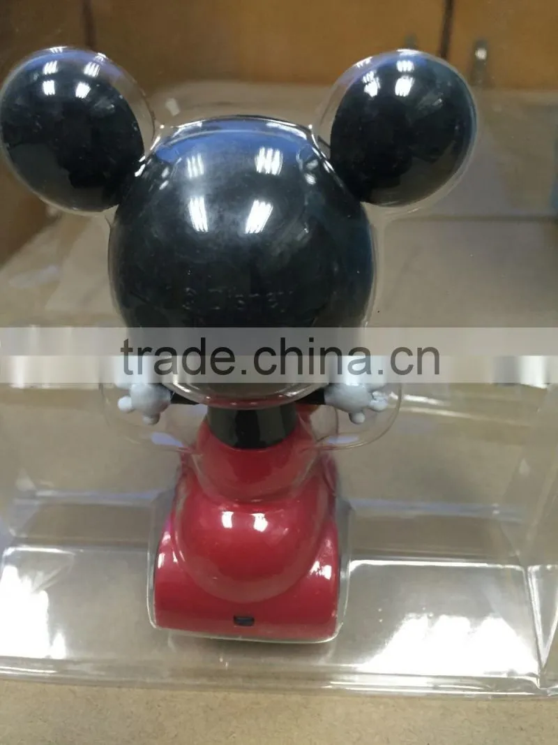 Micky Mouse Figure Pull-back Vehicle,Customized Cute Plastic Car Cartoon Toys