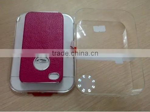 Hot plastic PS crystal box for MP3