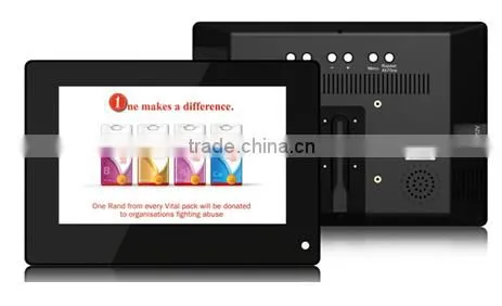FCC approved 10 inch POPSHELF LCD display advertising