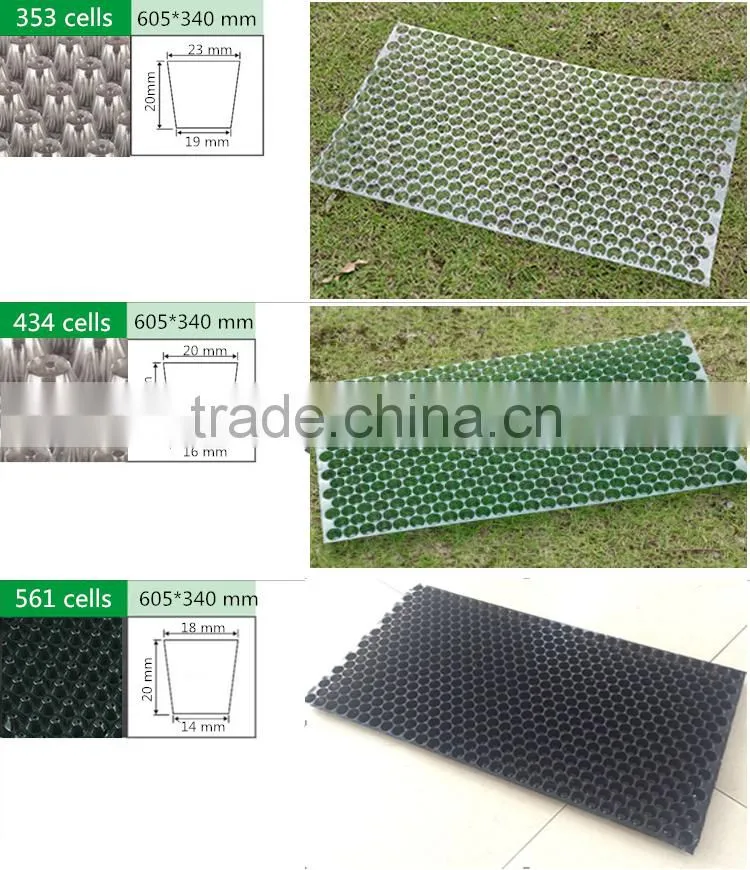 128 cells plastic flower seed tray