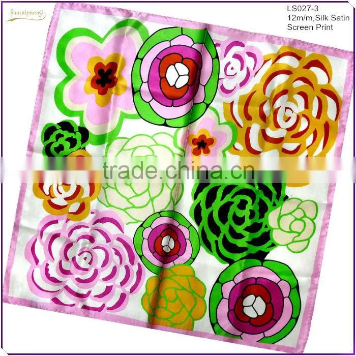 Factory Best Price Fashion Silk Scarf Satin