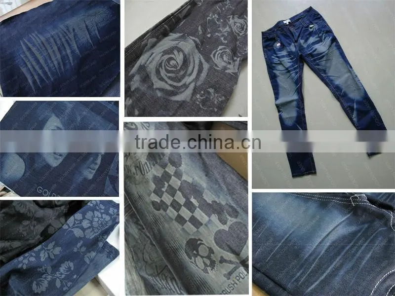 Laser Marking on Jeans / Galvo Laser Engraving Machine for Denim