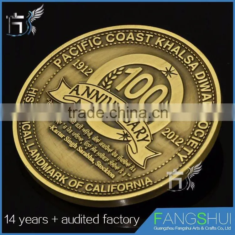 Good luck stainless steel coin mi moneda coin factory price for sale