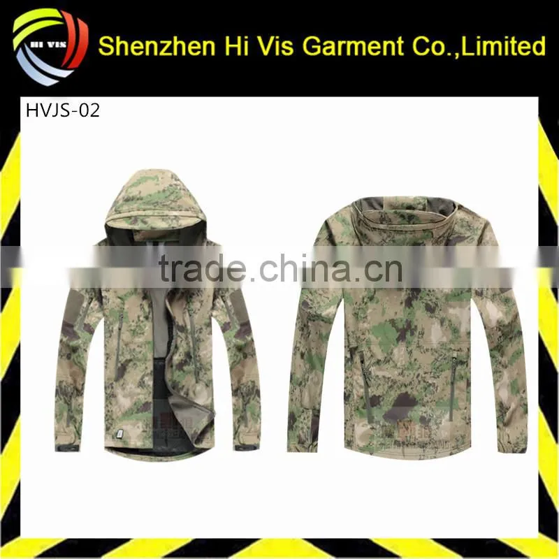 Military men's combat camouflage jacket