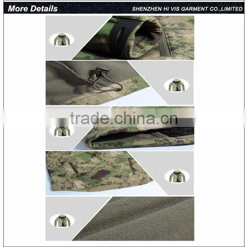Military men's combat camouflage jacket