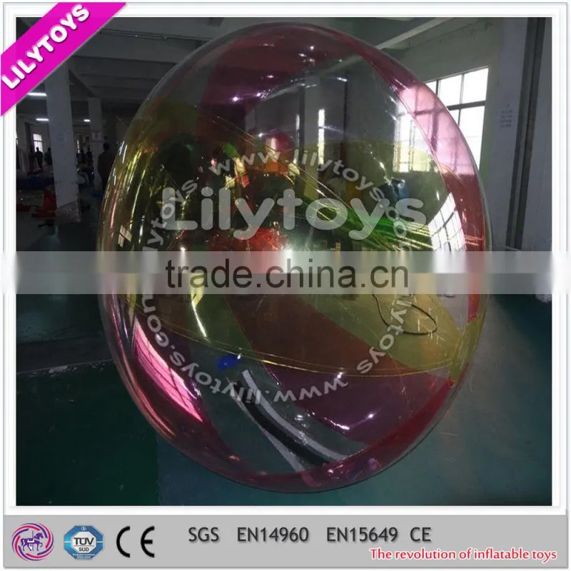 zorbing walking ball, inflatable human hamster ball, human sized ball for water park