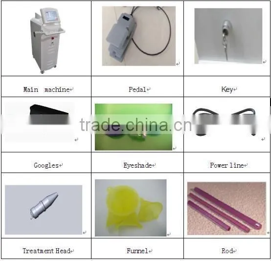 Alexandrite laser 755nm epilation making