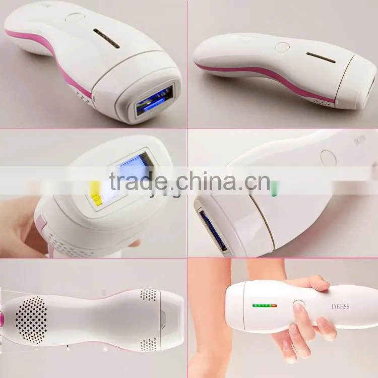 DEESS at home use ipl laser permanent hair removal with replaceable cartridges 95000 flashes for each filter