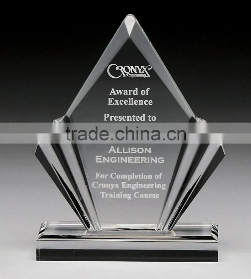 2014 Hot acrylic trophy parts,acrylic trophy parts manufacturer