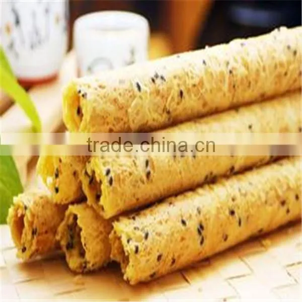 2014 hot sale and high efficiency Crispy biscuit roll making machine