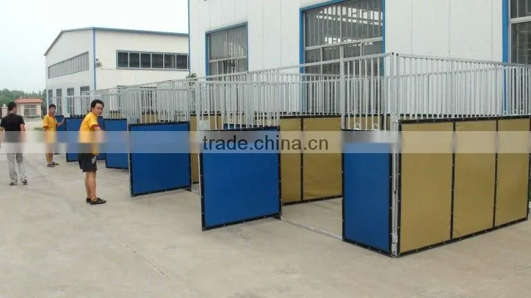 Galvanized or PVC horse stable frame