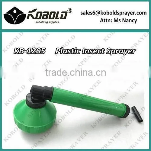 green yellow color small garden pressurized water sprayer with bottle
