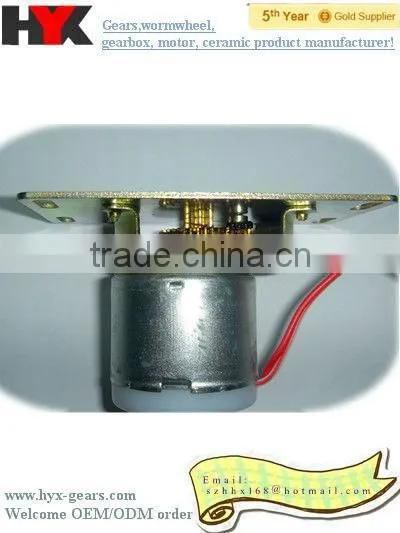 dc motor metal geared motor manufacturer