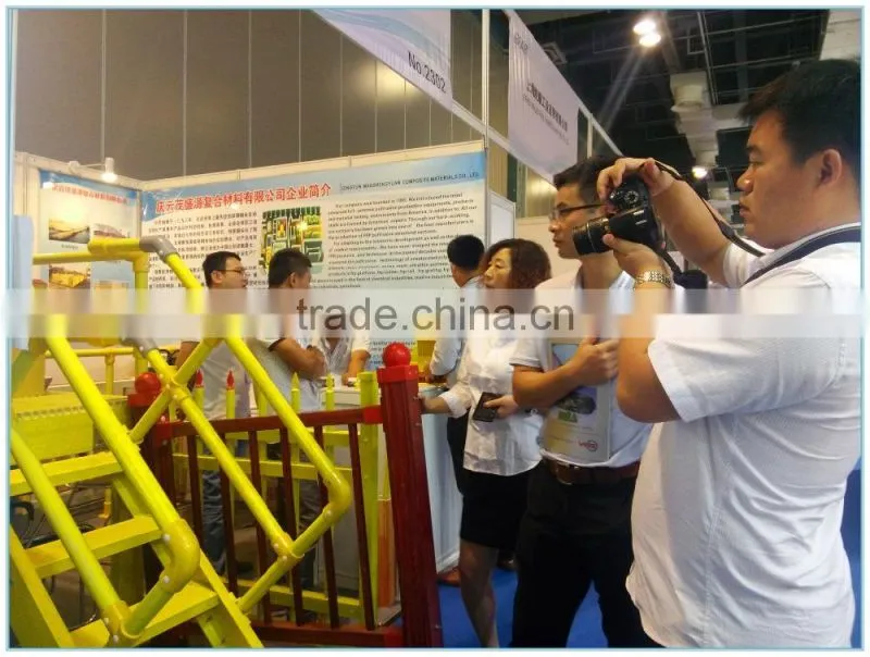 Fiberglass frp Industrial platform ladders