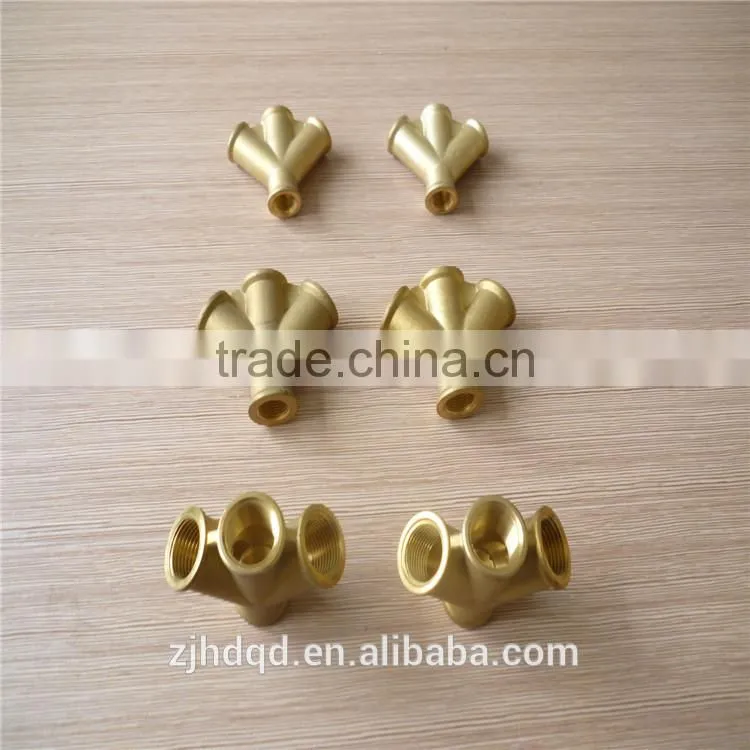 Brass NPT fe male German Type four way Air Quick Coupling