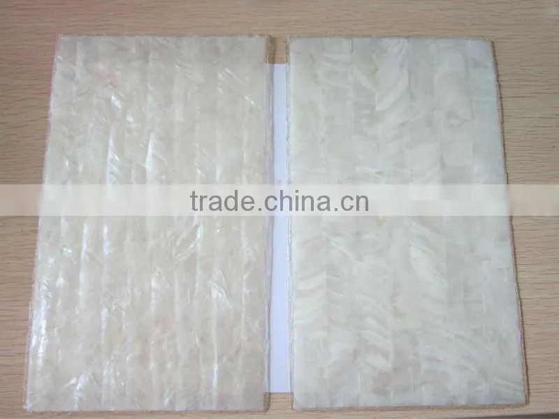 4 layers thick white lip mop shell veneer