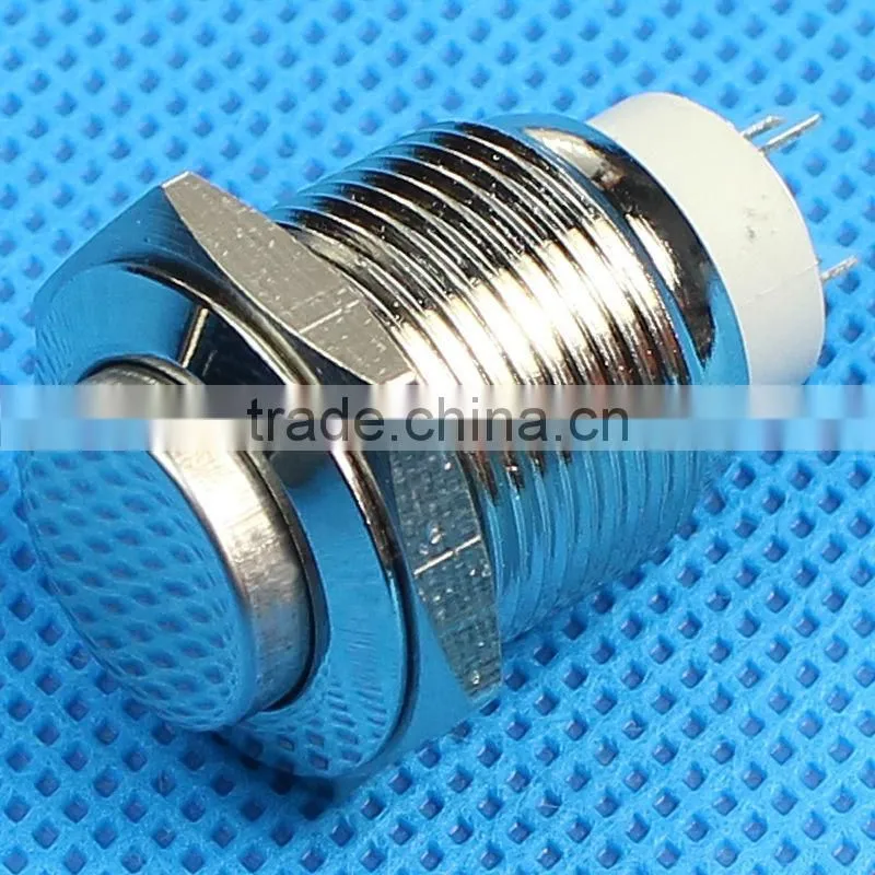16mm latching push button switch ip67