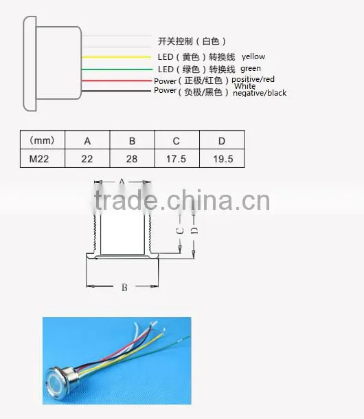pz,PZ22C-10E; push button piezo igniters; sp piezo switch