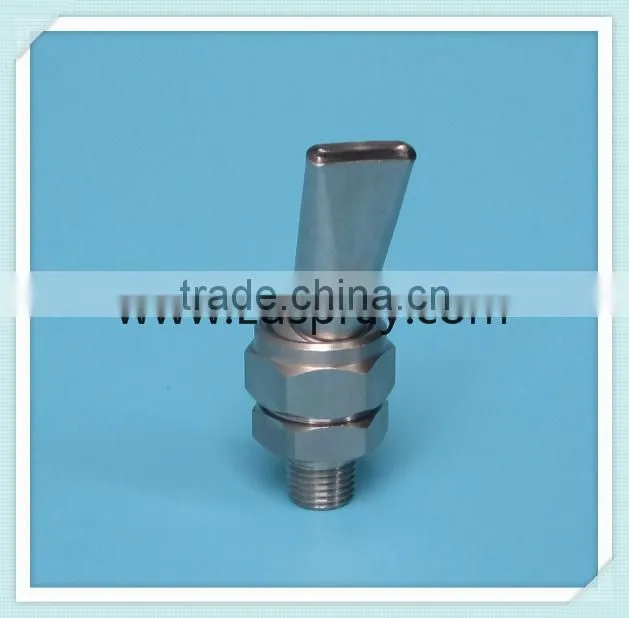 Plastic air blower nozzle with adjustable eyelet