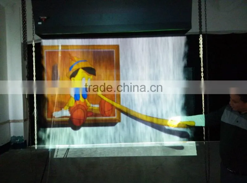 New fog screen machine electric projector screen