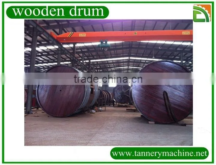 450*450cm Hath pace wooden drum for dealing pig sheep and goat skin