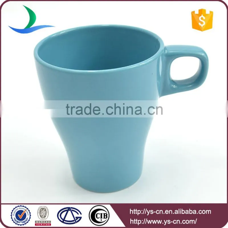 2017 hot style blue coffee travel mugs logo manufacturer