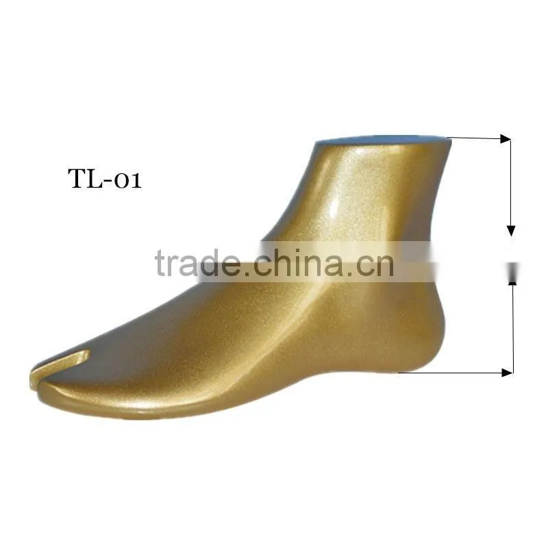 Fashion sock and shoes display baby foot mannequin for sale